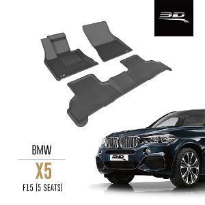 3D 카구 카매트 BMW X5 SUV (F15) 5인승 (2014년~2018년) 자동차 맞춤형 바닥 매트3D