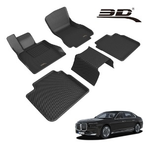 3D 카구 카매트 BMW 7 시리즈 (G70) 이그제큐티브 라운지 시트 (2023년-현재) 자동차 바닥 매트3D